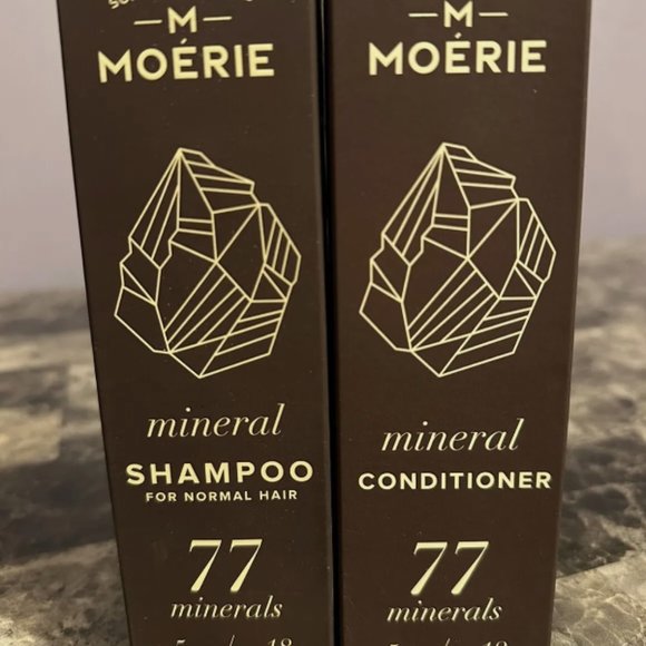 Moerie Mineral Shampoo + Conditioner Hair Growth Set - Reverse Hair Loss - Vegan - Picture 1 of 9